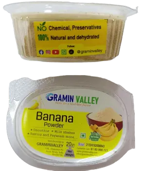 DEHYDRATED RIPE NENDRAN BANANA POWDER