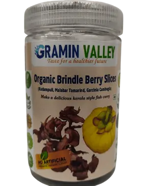 ORGANIC KERALA BRINDLE BERRY SLICES 100 GM ( KERALA KUDAMPULI)